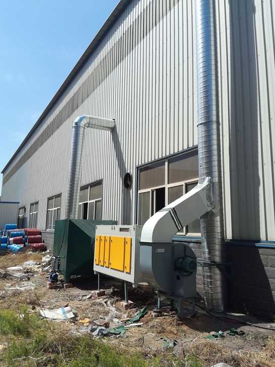 皮革廠臭味去除，動(dòng)物皮毛蛋白質(zhì)熟化臭味凈化方案方法，溶媒吸附等離子凈化設(shè)備