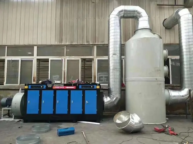 化工廠臭味廢氣凈化 化工廢氣處理集氣罩安裝